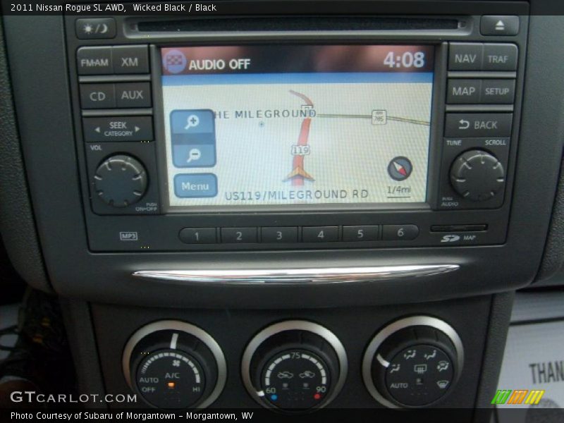 Wicked Black / Black 2011 Nissan Rogue SL AWD