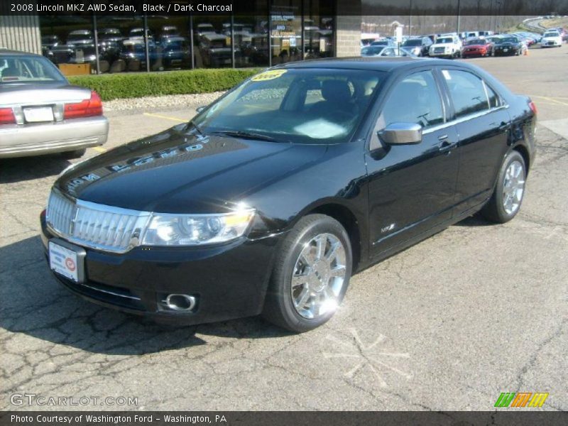Black / Dark Charcoal 2008 Lincoln MKZ AWD Sedan