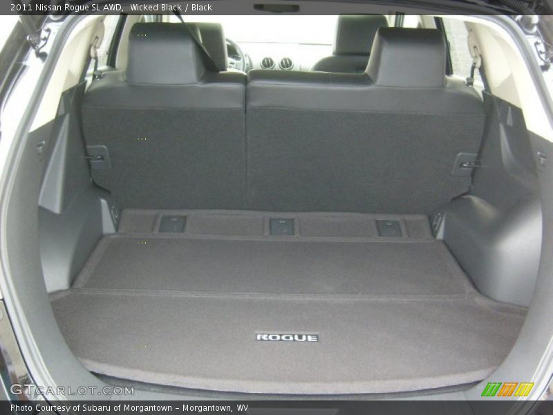 Wicked Black / Black 2011 Nissan Rogue SL AWD