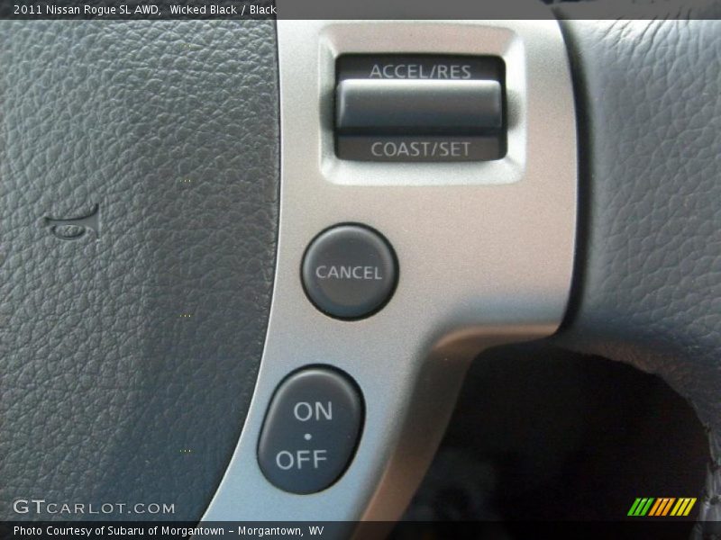 Wicked Black / Black 2011 Nissan Rogue SL AWD