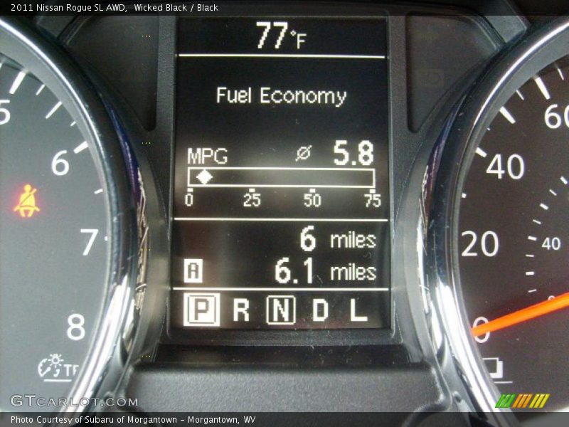 Wicked Black / Black 2011 Nissan Rogue SL AWD