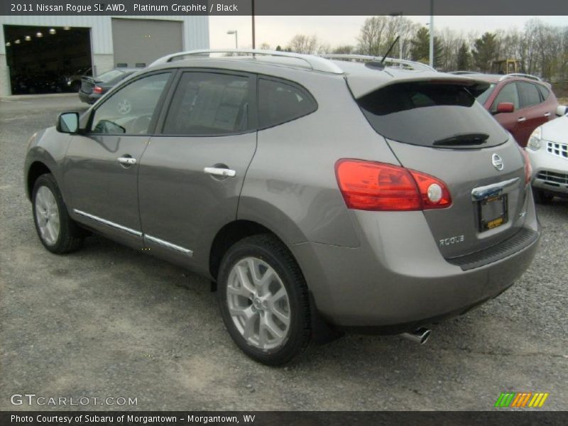 Platinum Graphite / Black 2011 Nissan Rogue SL AWD