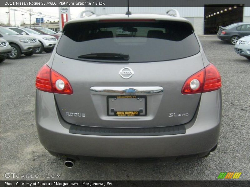 Platinum Graphite / Black 2011 Nissan Rogue SL AWD
