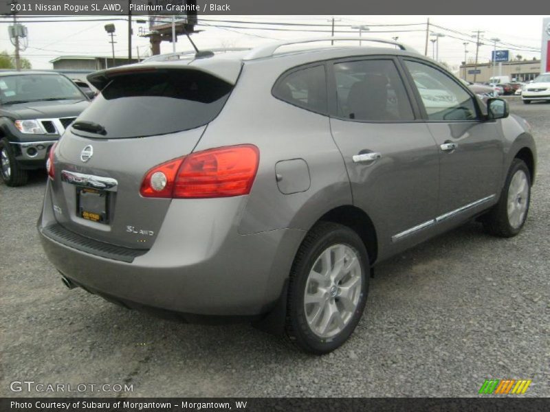 Platinum Graphite / Black 2011 Nissan Rogue SL AWD