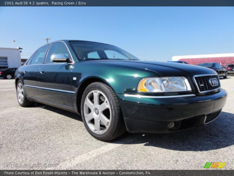 Racing Green / Ecru 2001 Audi S8 4.2 quattro