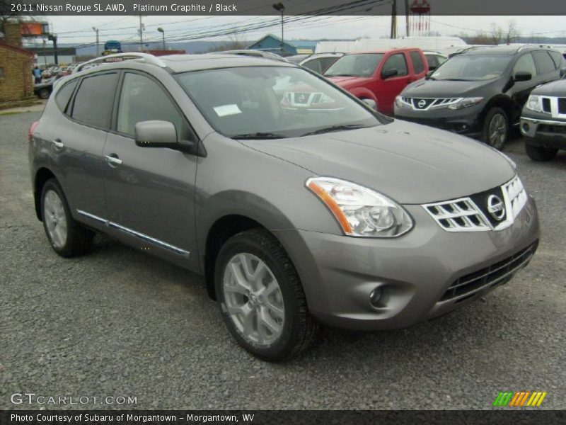 Platinum Graphite / Black 2011 Nissan Rogue SL AWD