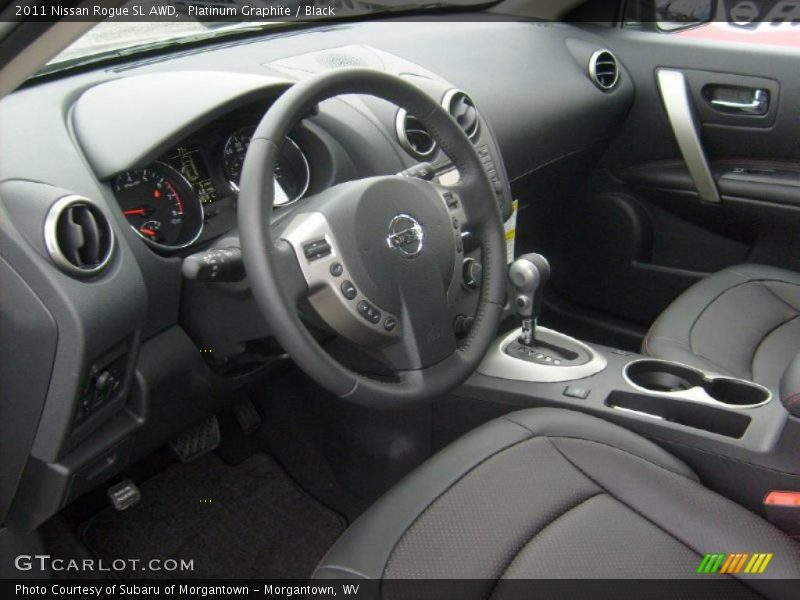 Platinum Graphite / Black 2011 Nissan Rogue SL AWD