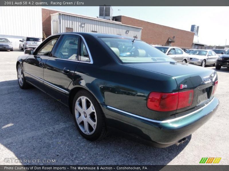 Racing Green / Ecru 2001 Audi S8 4.2 quattro