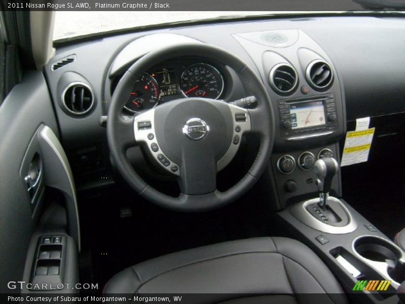 Platinum Graphite / Black 2011 Nissan Rogue SL AWD