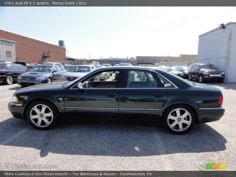 Racing Green / Ecru 2001 Audi S8 4.2 quattro