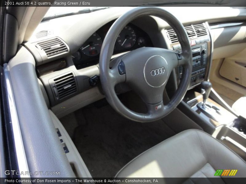 Racing Green / Ecru 2001 Audi S8 4.2 quattro
