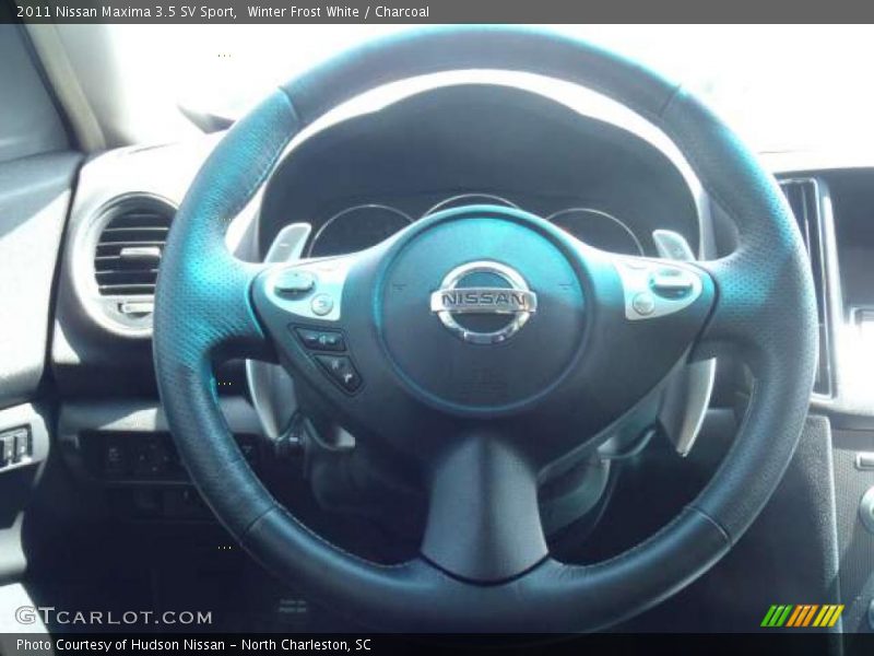 Winter Frost White / Charcoal 2011 Nissan Maxima 3.5 SV Sport
