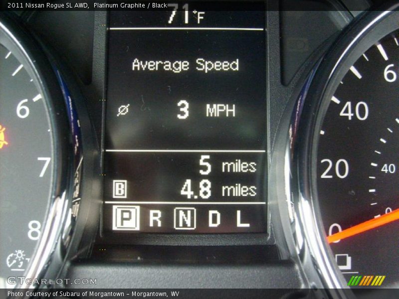 Platinum Graphite / Black 2011 Nissan Rogue SL AWD