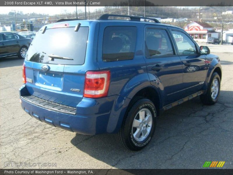 Vista Blue Metallic / Camel 2008 Ford Escape XLT 4WD