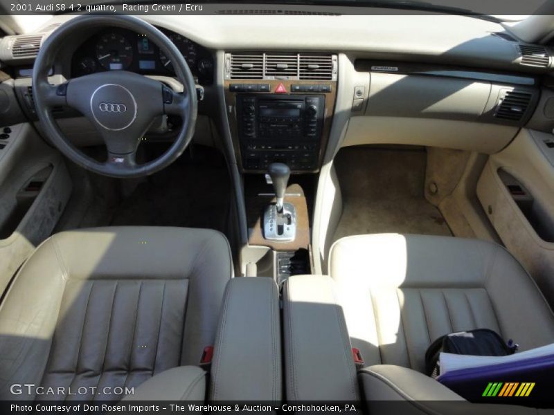 Dashboard of 2001 S8 4.2 quattro