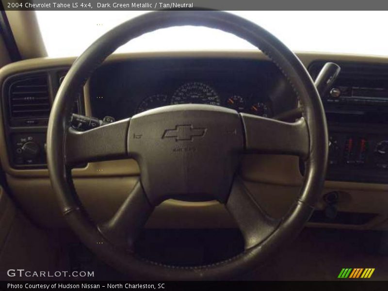 Dark Green Metallic / Tan/Neutral 2004 Chevrolet Tahoe LS 4x4