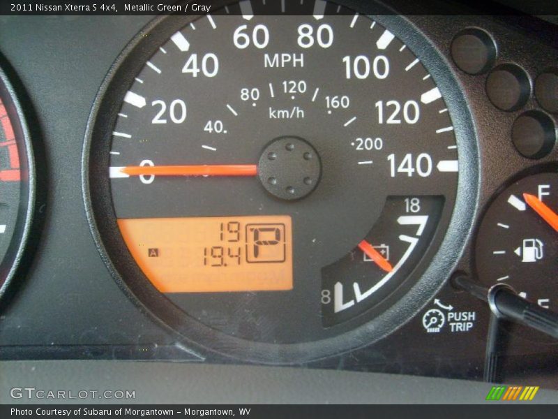 Metallic Green / Gray 2011 Nissan Xterra S 4x4