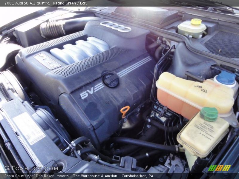  2001 S8 4.2 quattro Engine - 4.2 Liter DOHC 40-Valve V8