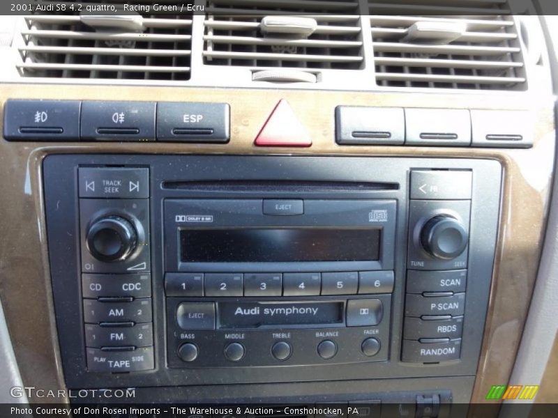 Controls of 2001 S8 4.2 quattro