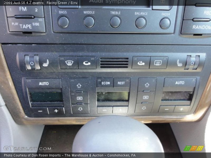 Controls of 2001 S8 4.2 quattro