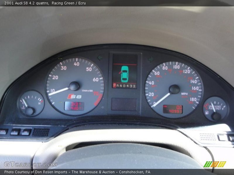  2001 S8 4.2 quattro 4.2 quattro Gauges
