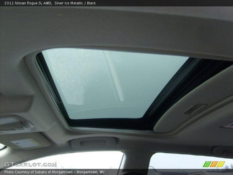 Silver Ice Metallic / Black 2011 Nissan Rogue SL AWD