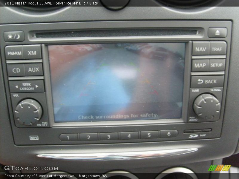 Silver Ice Metallic / Black 2011 Nissan Rogue SL AWD