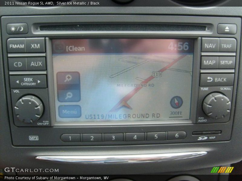 Silver Ice Metallic / Black 2011 Nissan Rogue SL AWD