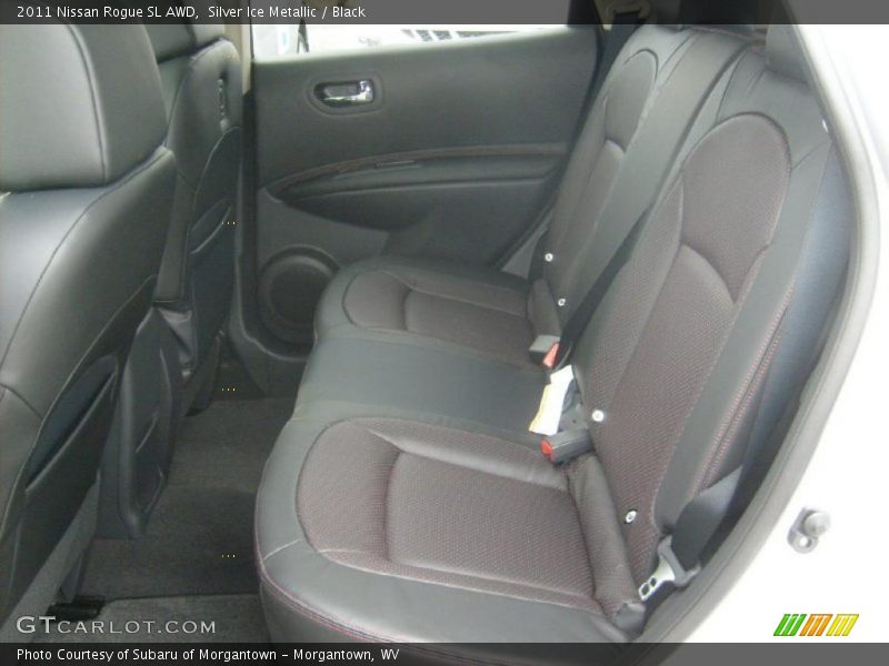 Silver Ice Metallic / Black 2011 Nissan Rogue SL AWD