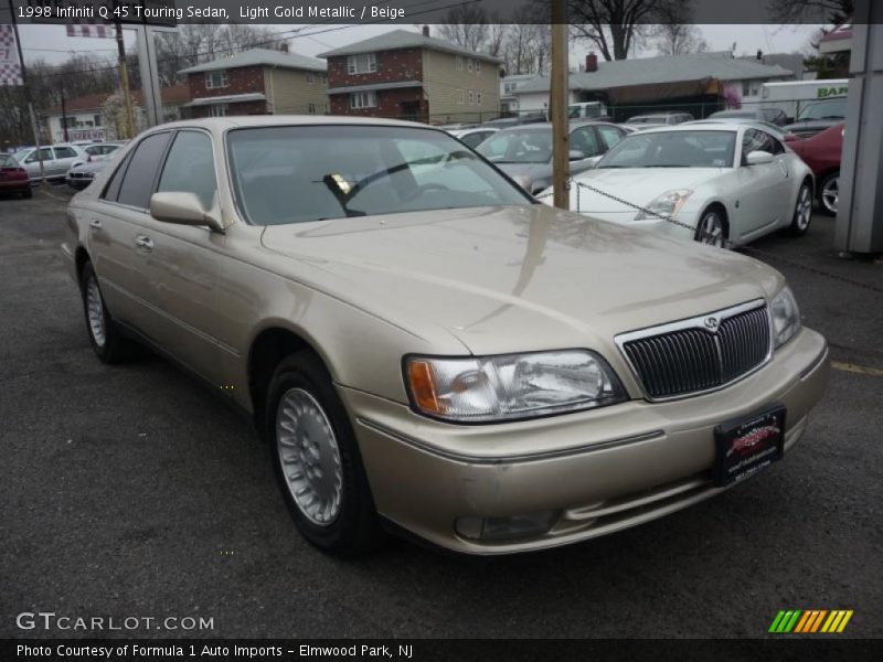 Light Gold Metallic / Beige 1998 Infiniti Q 45 Touring Sedan