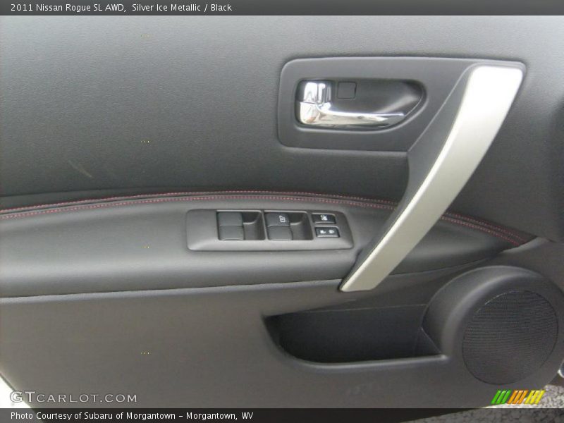 Silver Ice Metallic / Black 2011 Nissan Rogue SL AWD