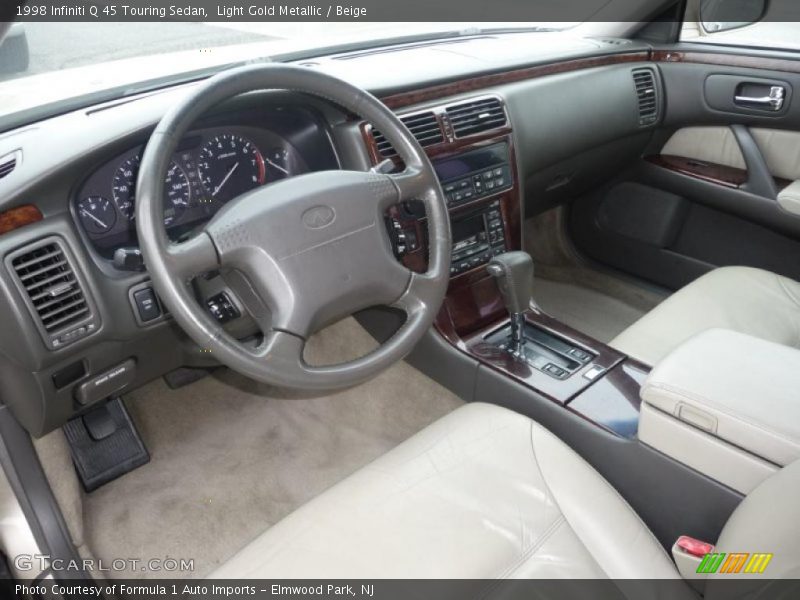 Beige Interior - 1998 Q 45 Touring Sedan 