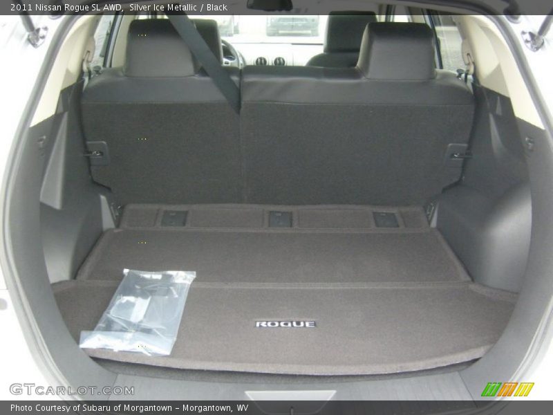 Silver Ice Metallic / Black 2011 Nissan Rogue SL AWD