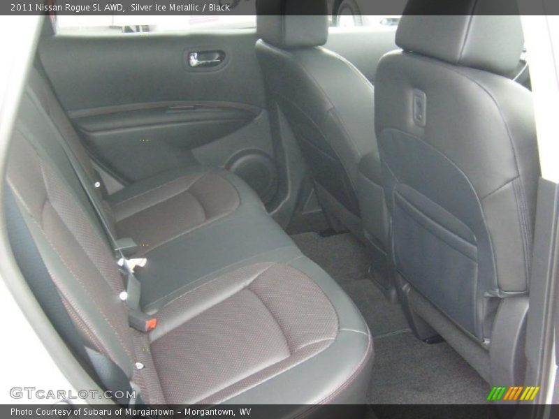 Silver Ice Metallic / Black 2011 Nissan Rogue SL AWD