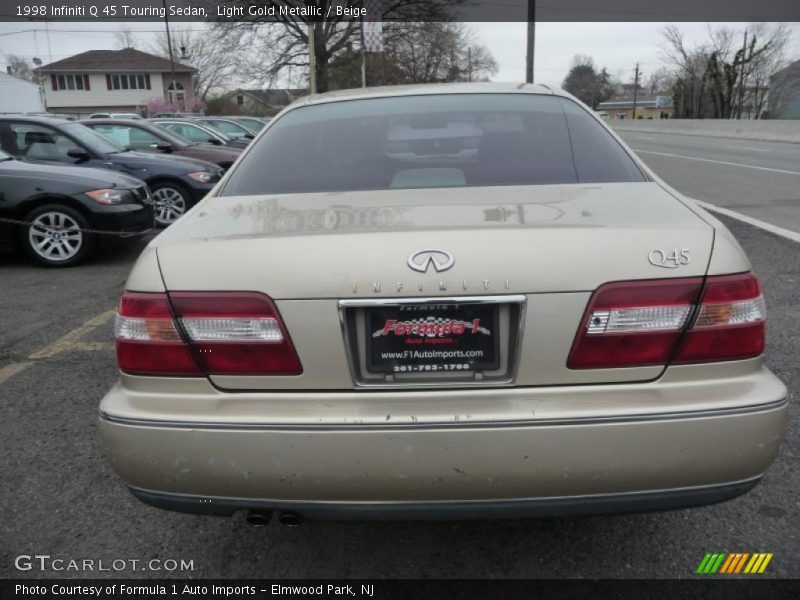Light Gold Metallic / Beige 1998 Infiniti Q 45 Touring Sedan