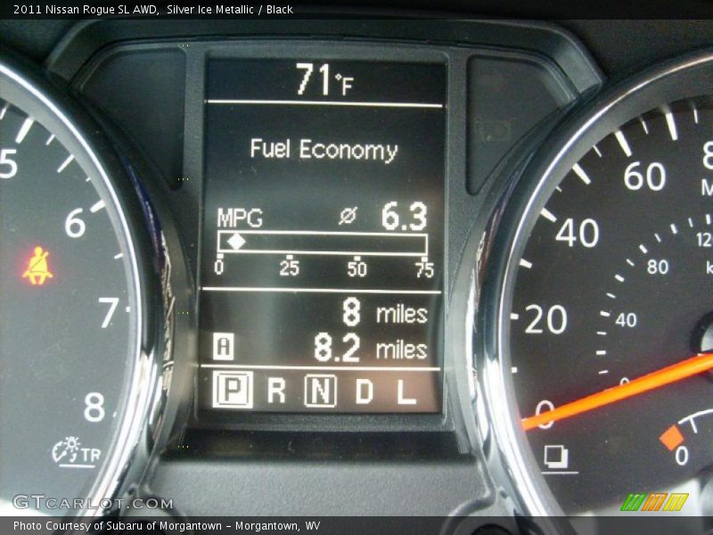 Silver Ice Metallic / Black 2011 Nissan Rogue SL AWD