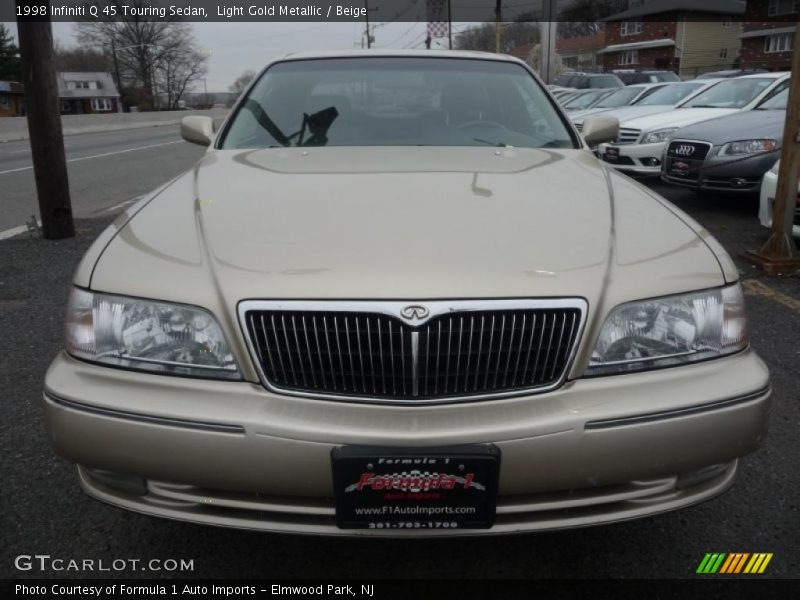 Light Gold Metallic / Beige 1998 Infiniti Q 45 Touring Sedan