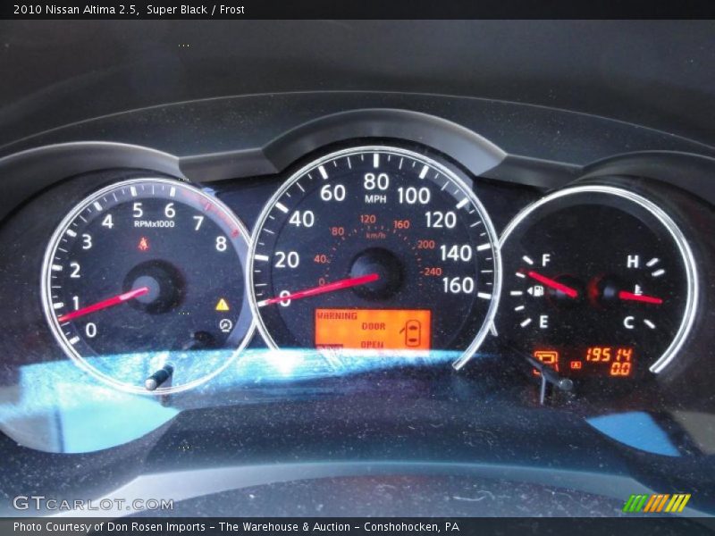 Super Black / Frost 2010 Nissan Altima 2.5