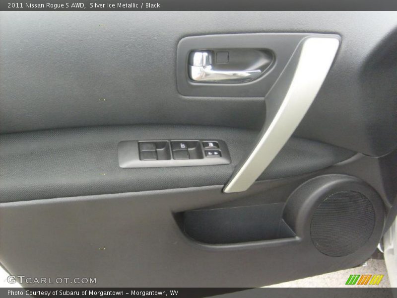 Silver Ice Metallic / Black 2011 Nissan Rogue S AWD