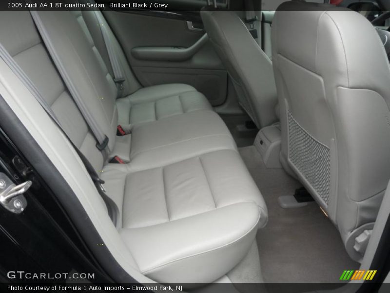 Brilliant Black / Grey 2005 Audi A4 1.8T quattro Sedan