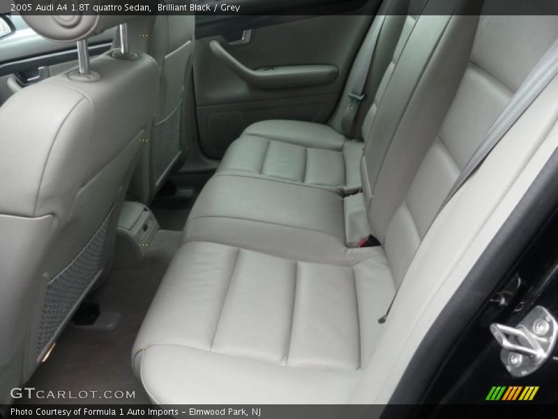 Brilliant Black / Grey 2005 Audi A4 1.8T quattro Sedan