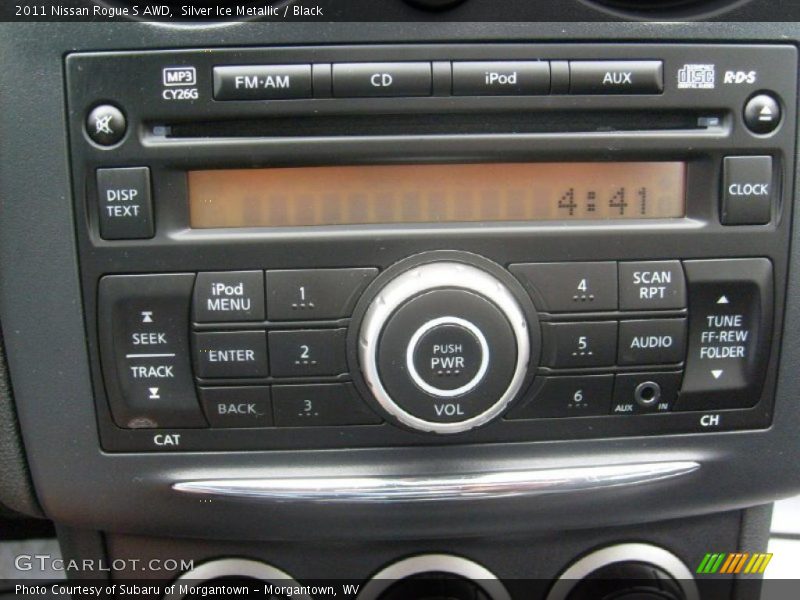Silver Ice Metallic / Black 2011 Nissan Rogue S AWD