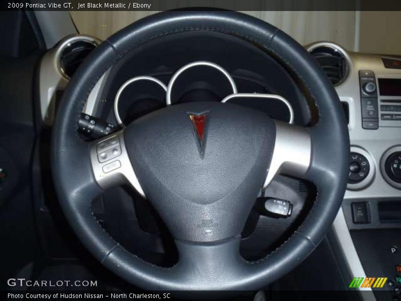 Jet Black Metallic / Ebony 2009 Pontiac Vibe GT