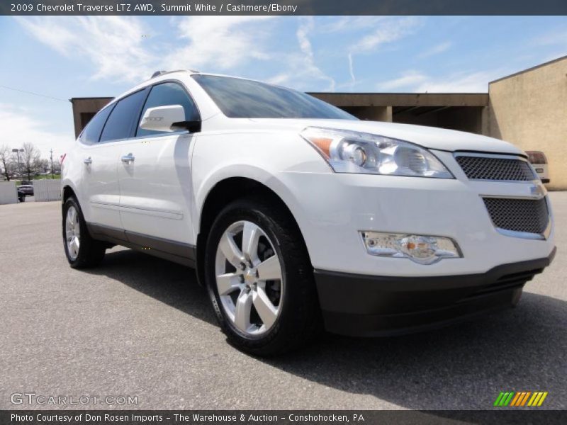 Summit White / Cashmere/Ebony 2009 Chevrolet Traverse LTZ AWD