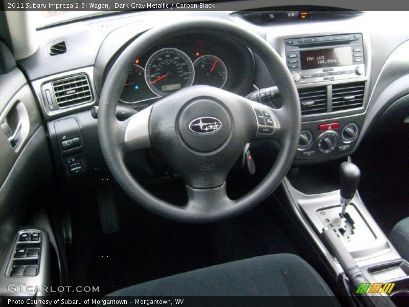 Dark Gray Metallic / Carbon Black 2011 Subaru Impreza 2.5i Wagon