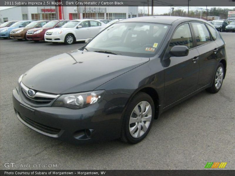 Dark Gray Metallic / Carbon Black 2011 Subaru Impreza 2.5i Wagon