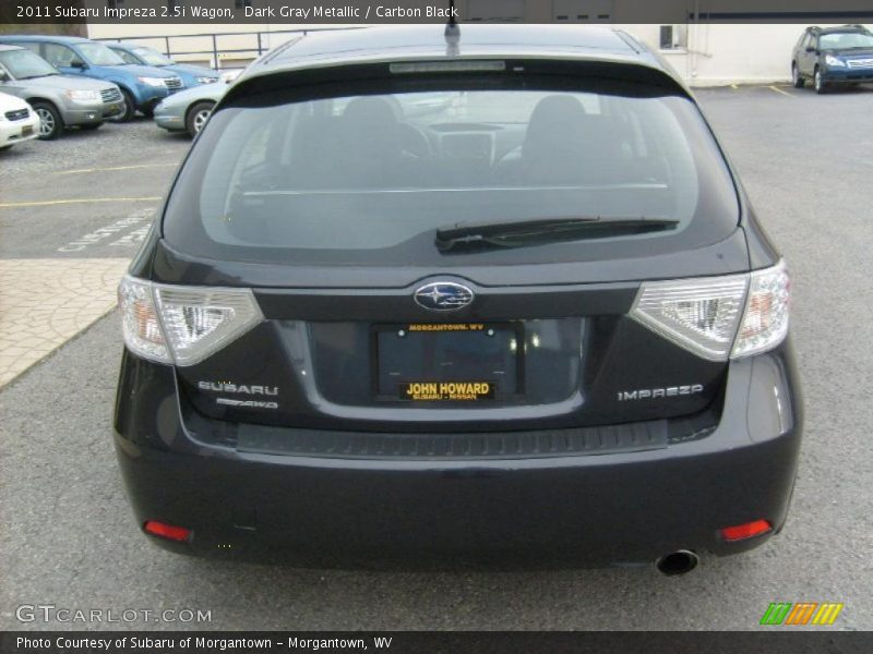 Dark Gray Metallic / Carbon Black 2011 Subaru Impreza 2.5i Wagon