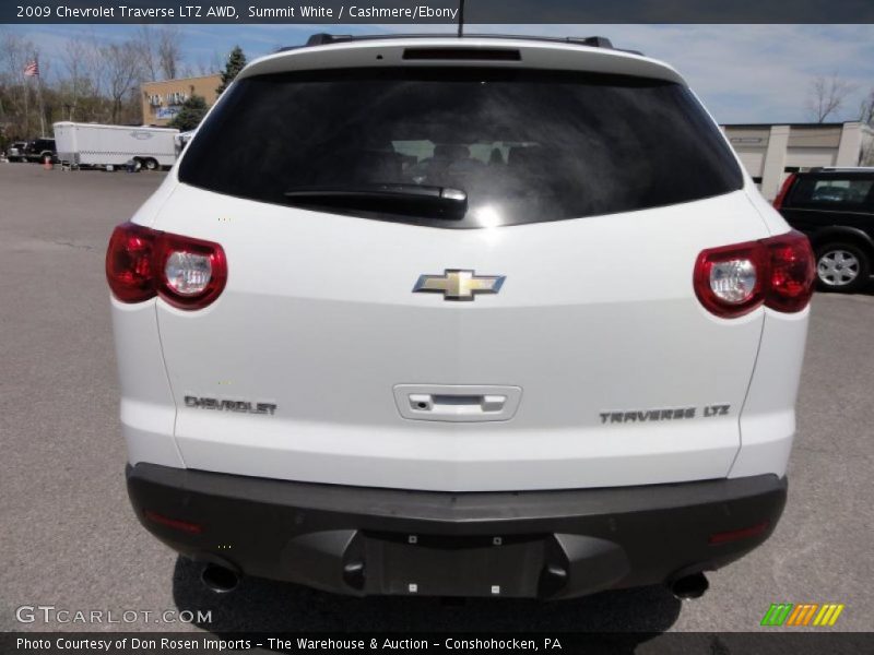 Summit White / Cashmere/Ebony 2009 Chevrolet Traverse LTZ AWD