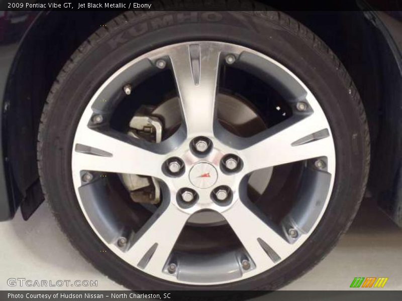 Jet Black Metallic / Ebony 2009 Pontiac Vibe GT