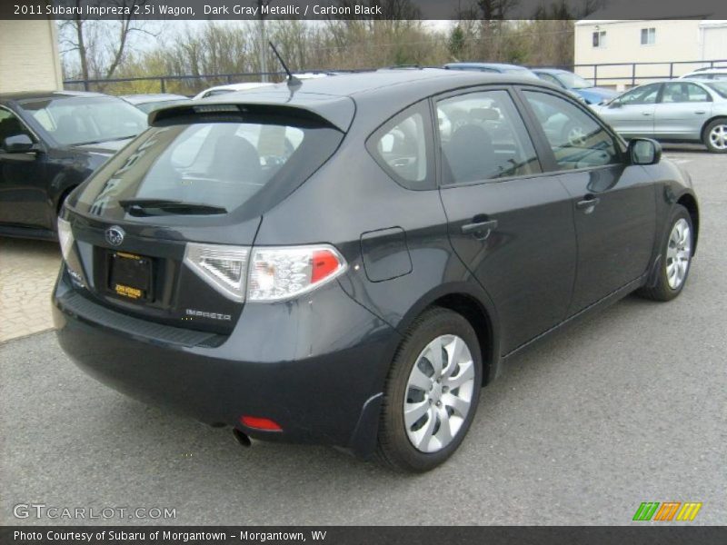 Dark Gray Metallic / Carbon Black 2011 Subaru Impreza 2.5i Wagon